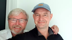 Кевин Радд и Гид Андрей Сорокин в Сиднее