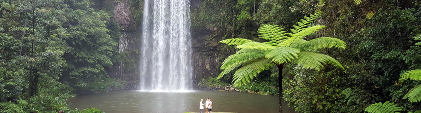 Водопад Миллаа-Миллаа на Atherton Tablelands