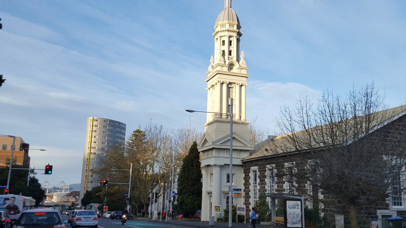Историческая церковь St Patrick's Cathedral в центре Окленда